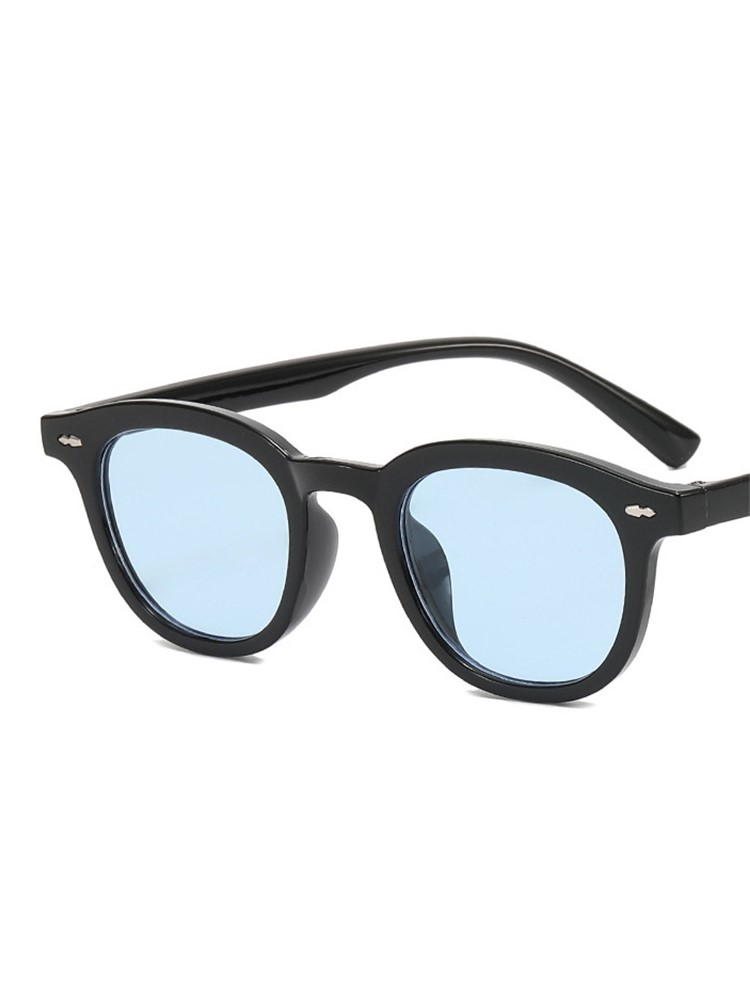 Blue Light Glasses - نظارات شمسية دائرية صغيرة جديدة للرجال