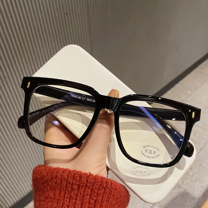 Blue Light Glasses - إطار نظارات كمبيوتر مربع للنساء والرجال،