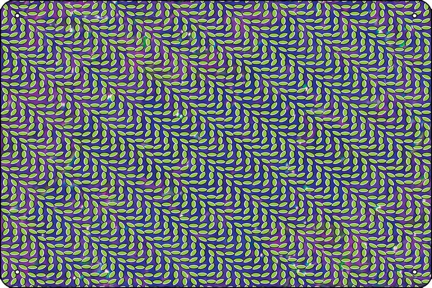 Home Office X Post - لافتة معدنية مطبوعة بتصميم Animal Collective