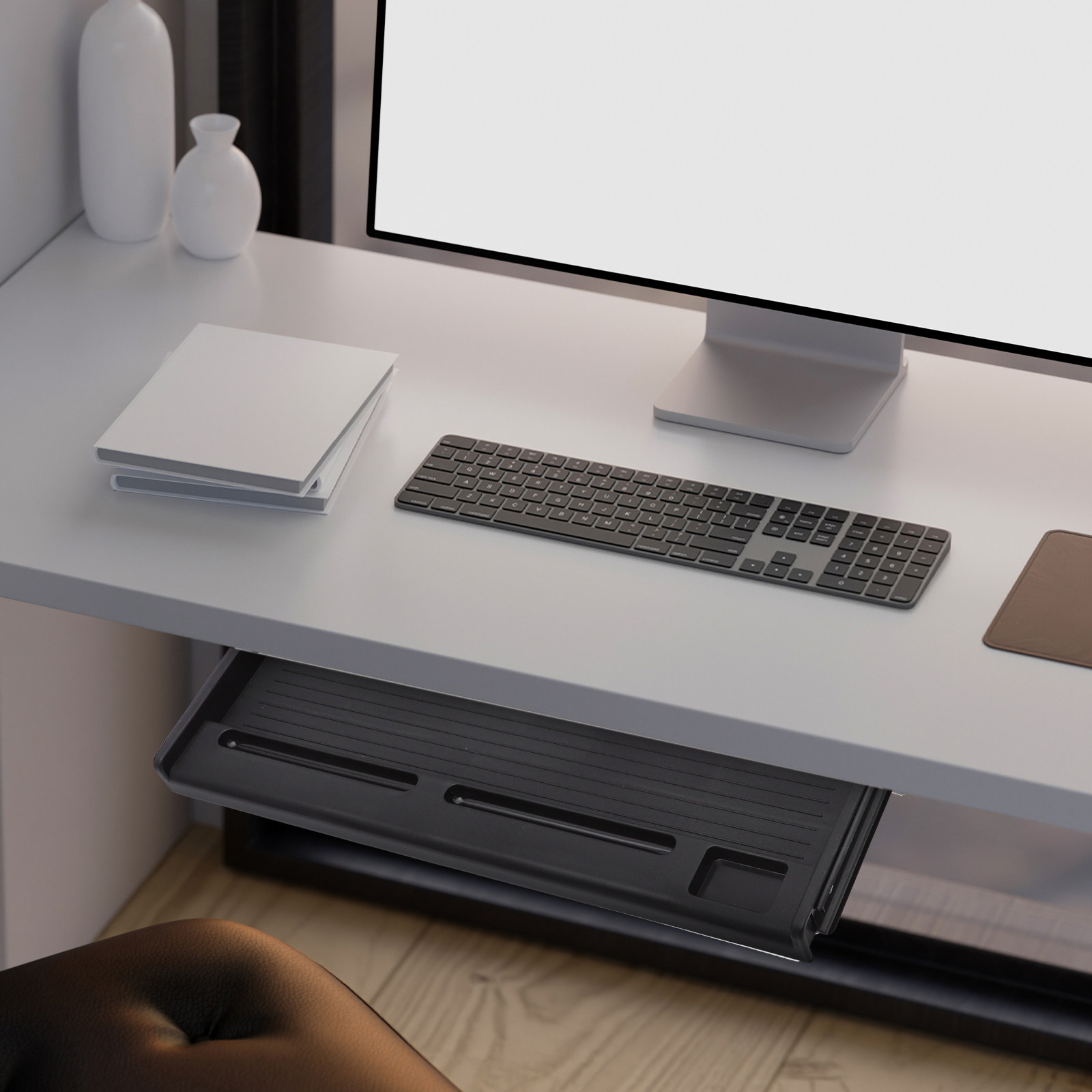 Keyboard Tray Under Desk - مجموعة واحدة من درج لوحة المفاتيح
