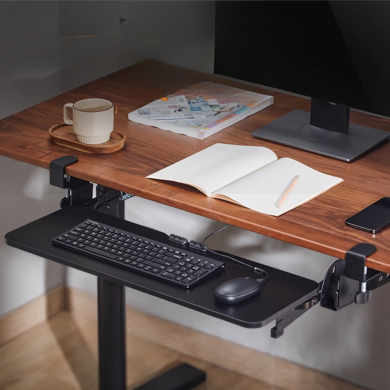 Keyboard Tray Under Desk - صينية لوحة مفاتيح قابلة للتعديل بدون
