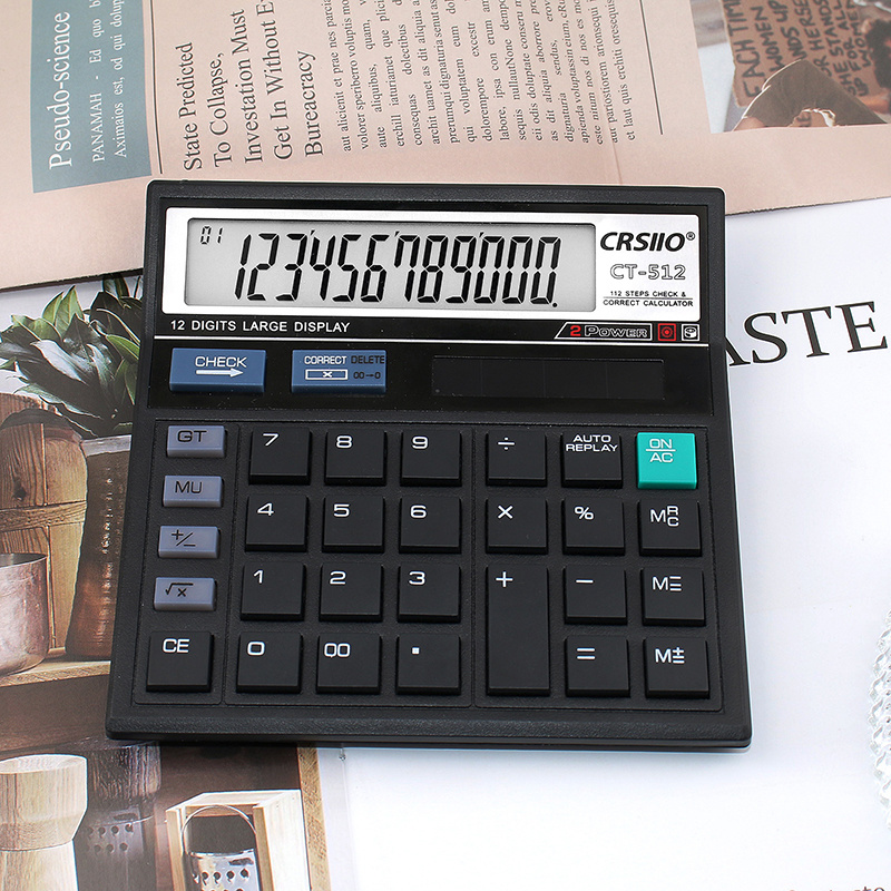Home Office Tax - آلة حاسبة بشاشة LCD مكونة من