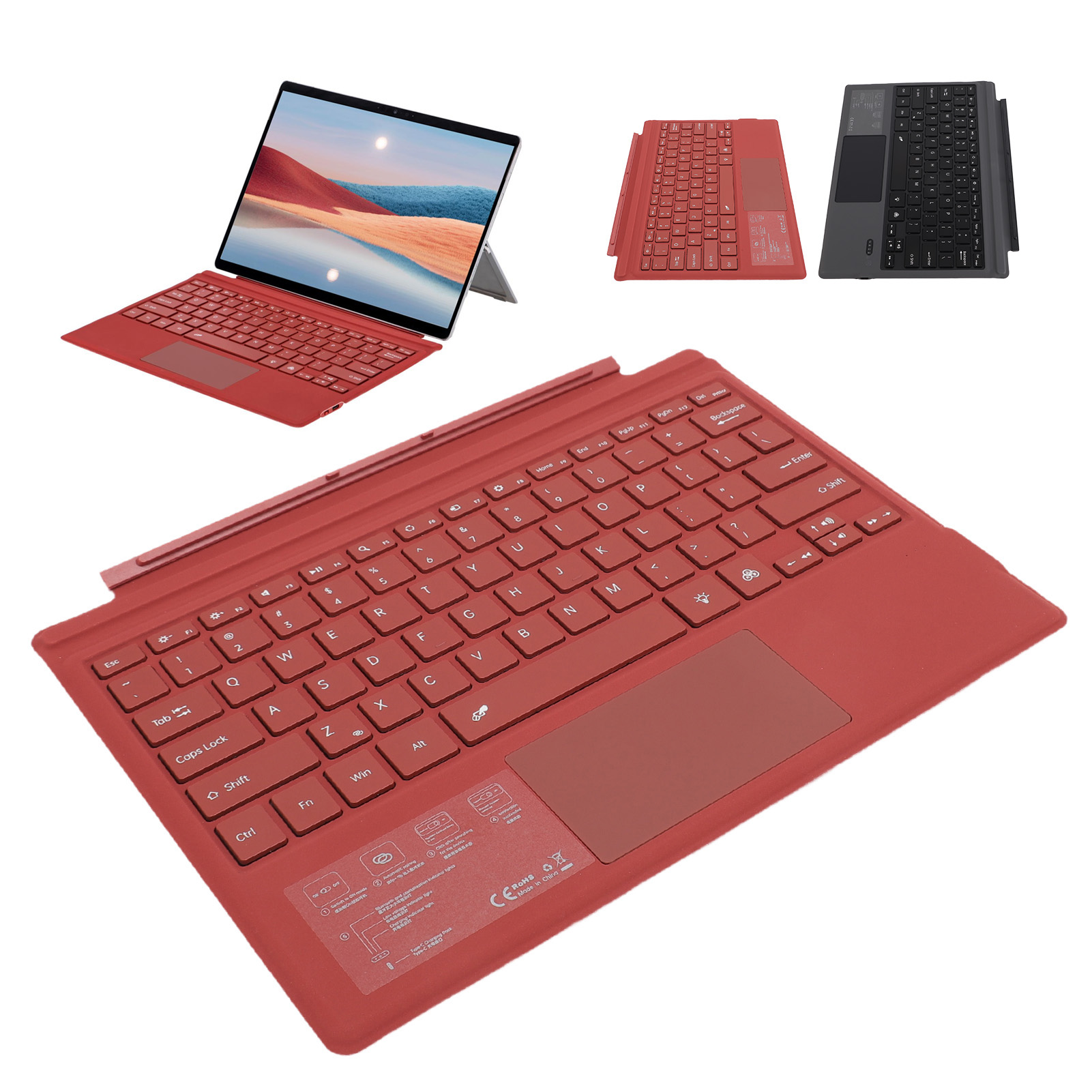 Home Office Pro - لوحة مفاتيح بلوتوث مغناطيسية 5.0 مع