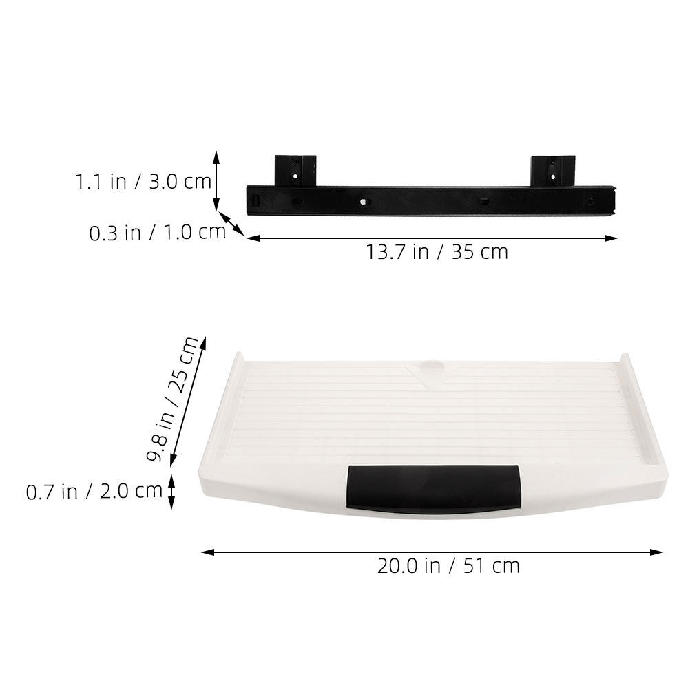 طقم درج لوحة مفاتيح منزلق يوضع - مراجعة Keyboard Tray Under Desk وسعره