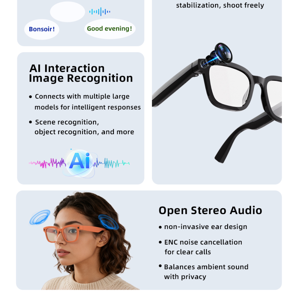 نظارات ترجمة فورية ذكية بالذكا - مراجعة Blue Light Glasses وسعره