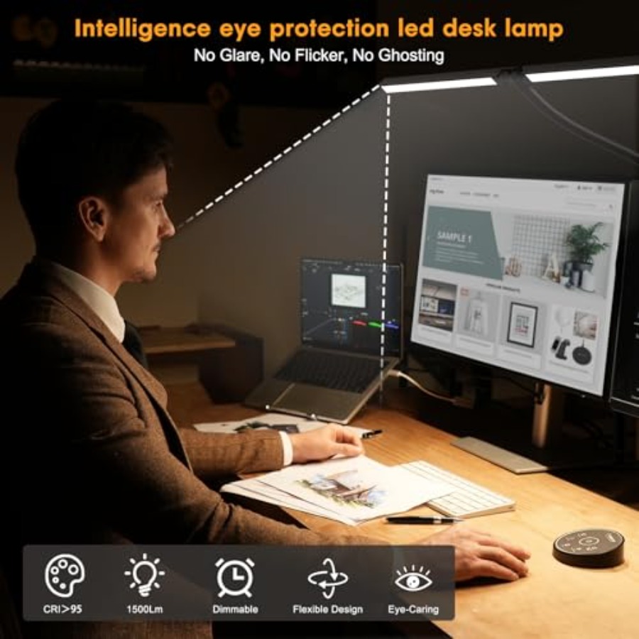 مصباح مكتب LED للمكتب والمنزل  - مراجعة Home Office Desk وسعره