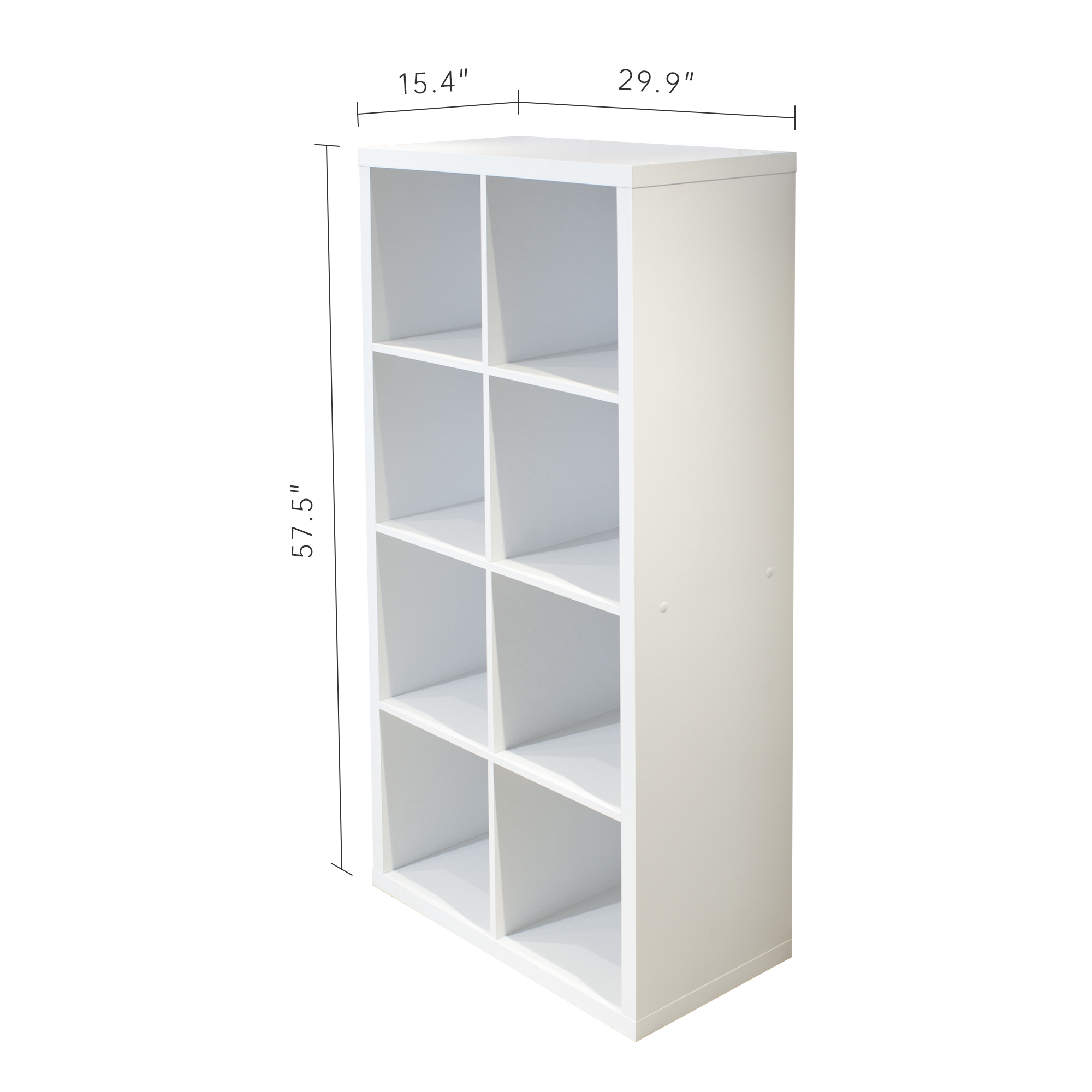 منظم تخزين بـ 8 مكعبات مع أرفف - مراجعة Home Office With Bookshelves وسعره