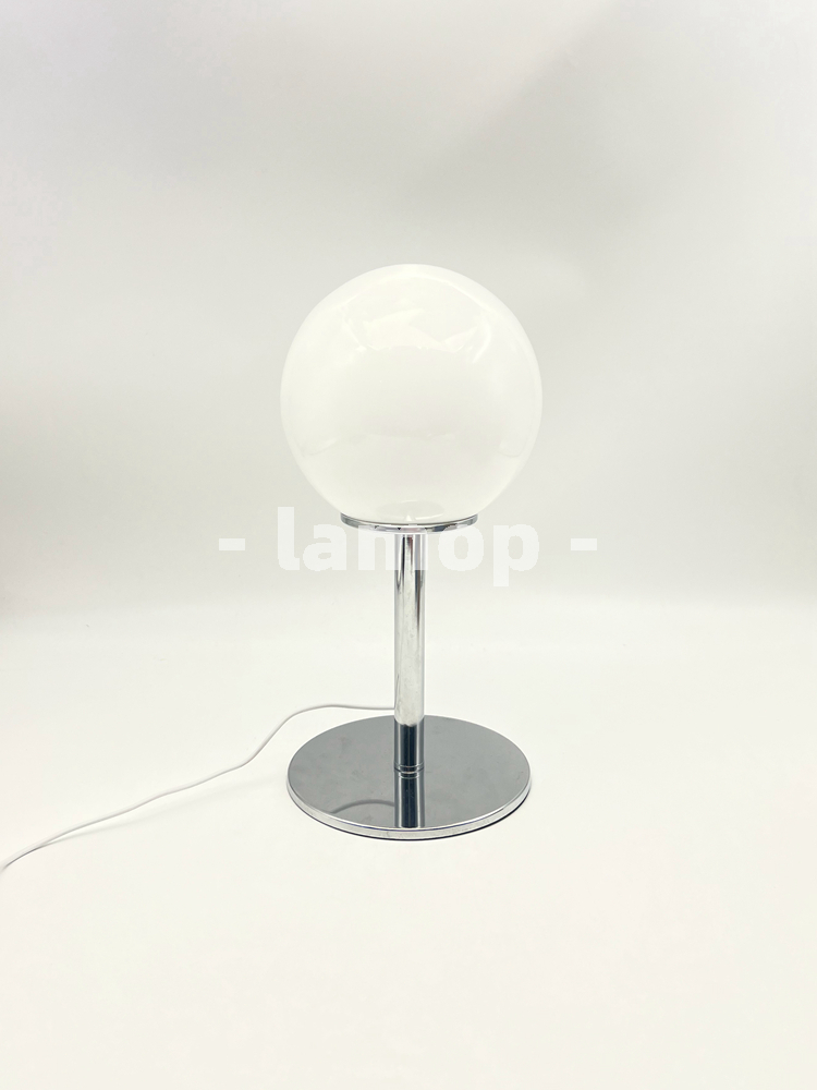 مصباح طاولة كروم أبيض حليبي صل - مراجعة Desk Lamp Led وسعره