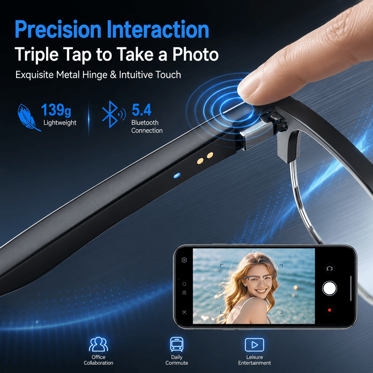 نظارات AIMB V2 الذكية بتقنية ا - مراجعة Blue Light Glasses وسعره