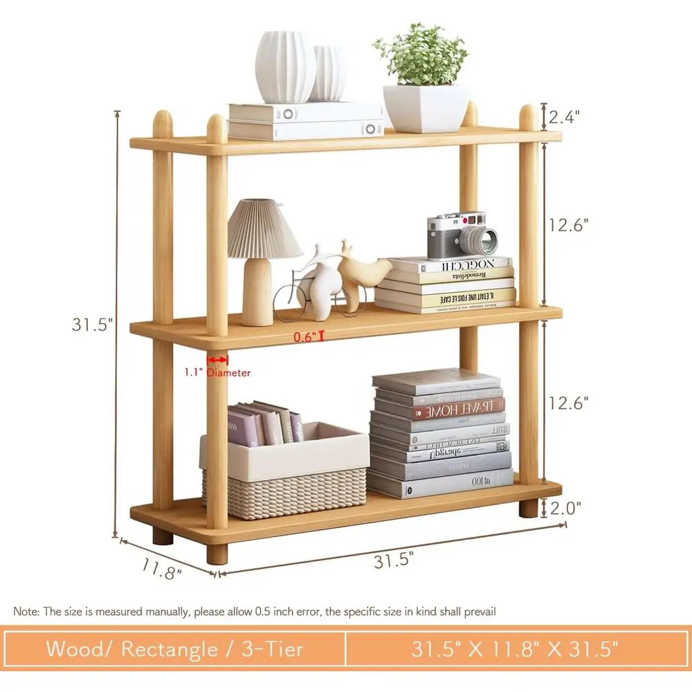 رف كتب خشبي بثلاثة طبقات - رف  - مراجعة Home Office With Bookshelves وسعره