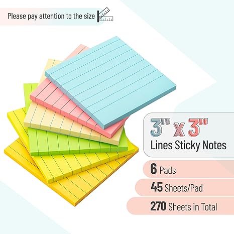 ملاحظات لاصقة مبطنة، مقاس 3 ×  - مراجعة Home Office X Post وسعره