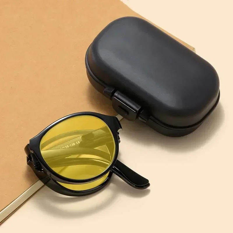 نظارات قراءة قابلة للطي مع حاف - مراجعة Blue Light Glasses وسعره
