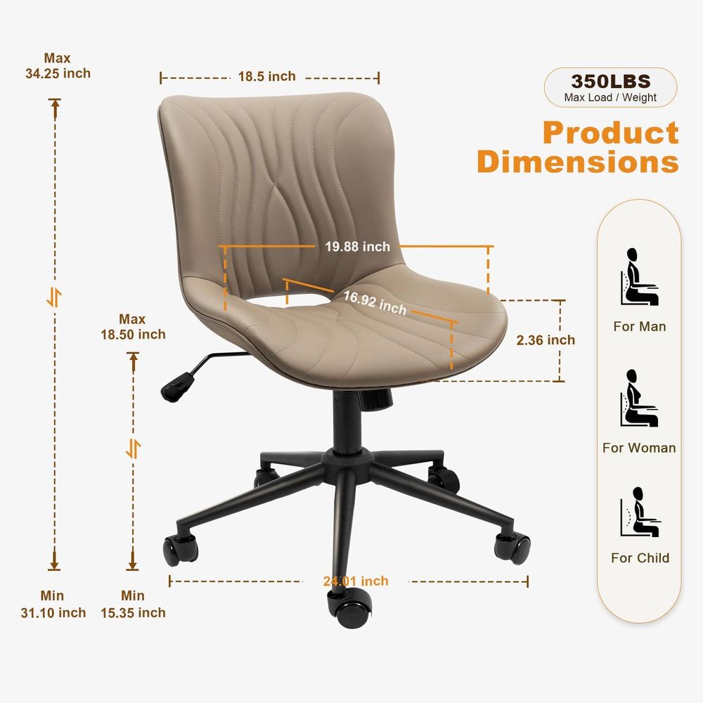 كرسي مكتب دوار مريح قابل لتعدي - مراجعة Home Office Desk وسعره