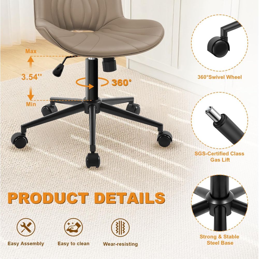 كرسي مكتب دوار مريح قابل لتعدي - مراجعة Home Office Desk وسعره