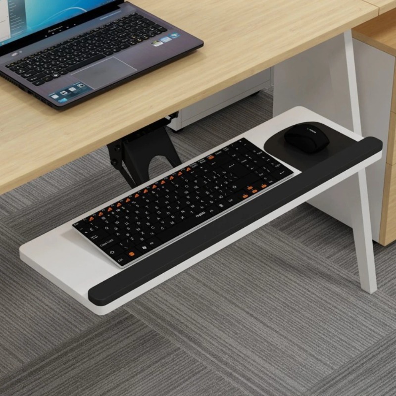 درج لوحة مفاتيح منزلق تحت المك - مراجعة Keyboard Tray Under Desk وسعره