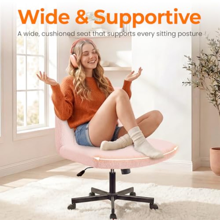 كرسي متقاطع الأرجل بعجلات للمن - مراجعة Home Office Desk وسعره