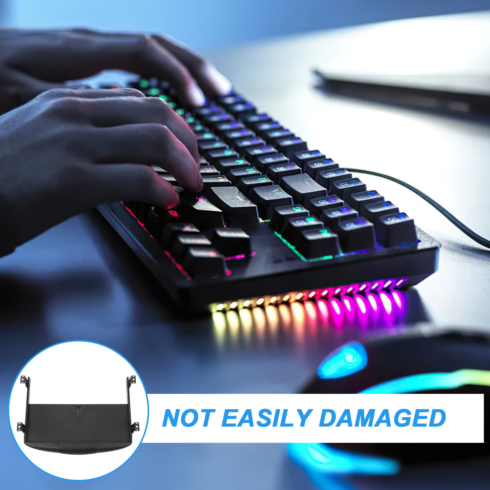 درج لوحة مفاتيح مزدوج الطبقات  - مراجعة Keyboard Tray Under Desk وسعره