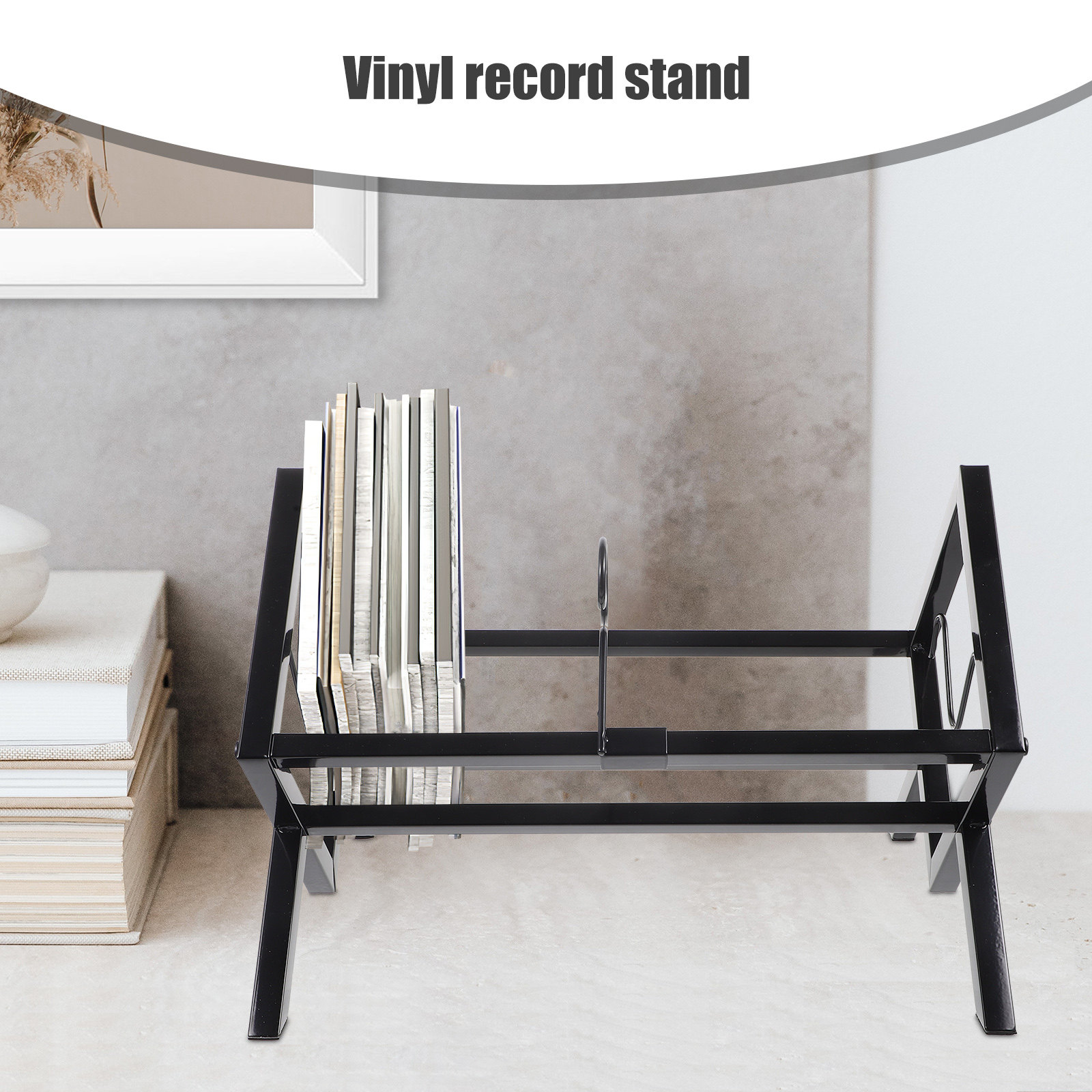 رف تخزين أسطوانات الفينيل، حام - مراجعة Home Office With Bookshelves وسعره