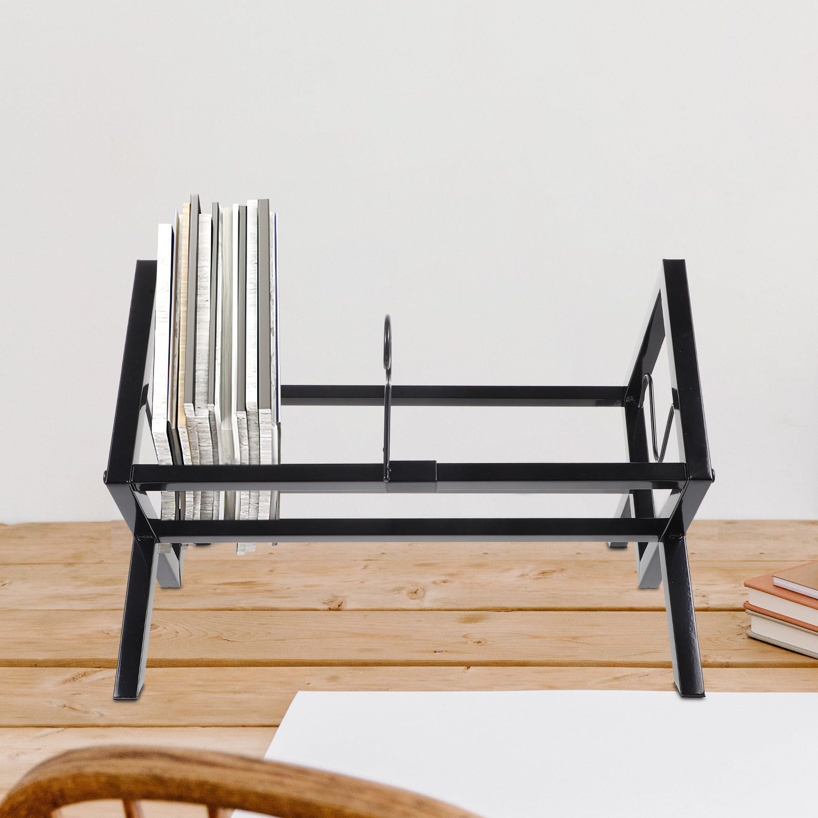 رف تخزين أسطوانات الفينيل، حام - مراجعة Home Office With Bookshelves وسعره