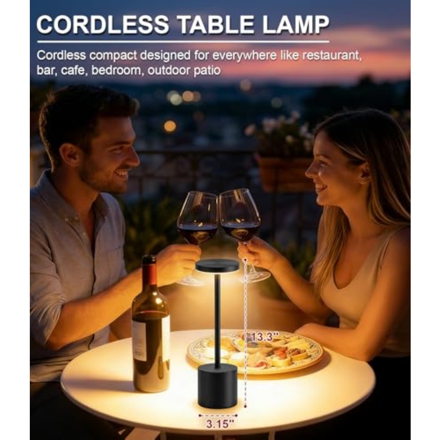 مجموعة مصابيح طاولة لاسلكية من - مراجعة Desk Lamp Led وسعره