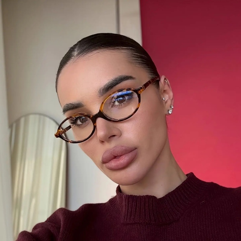 نظارات شمسية بيضاوية عتيقة الط - مراجعة Blue Light Glasses وسعره