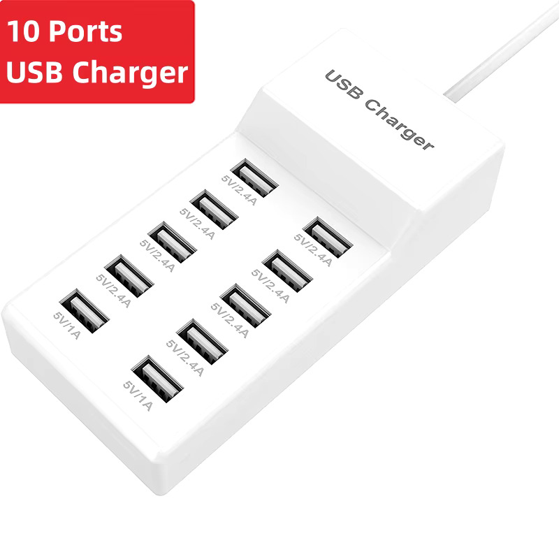 10 منافذ USB محطة شحن محور سطح - مراجعة Home Office Of Uk وسعره