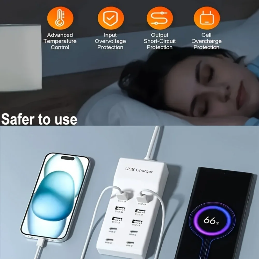 10 منافذ USB محطة شحن محور سطح - مراجعة Home Office Of Uk وسعره