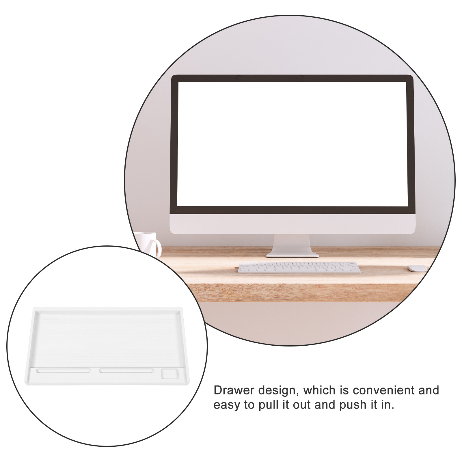 صينية تخزين لوحة المفاتيح نوع  - مراجعة Keyboard Tray Under Desk وسعره