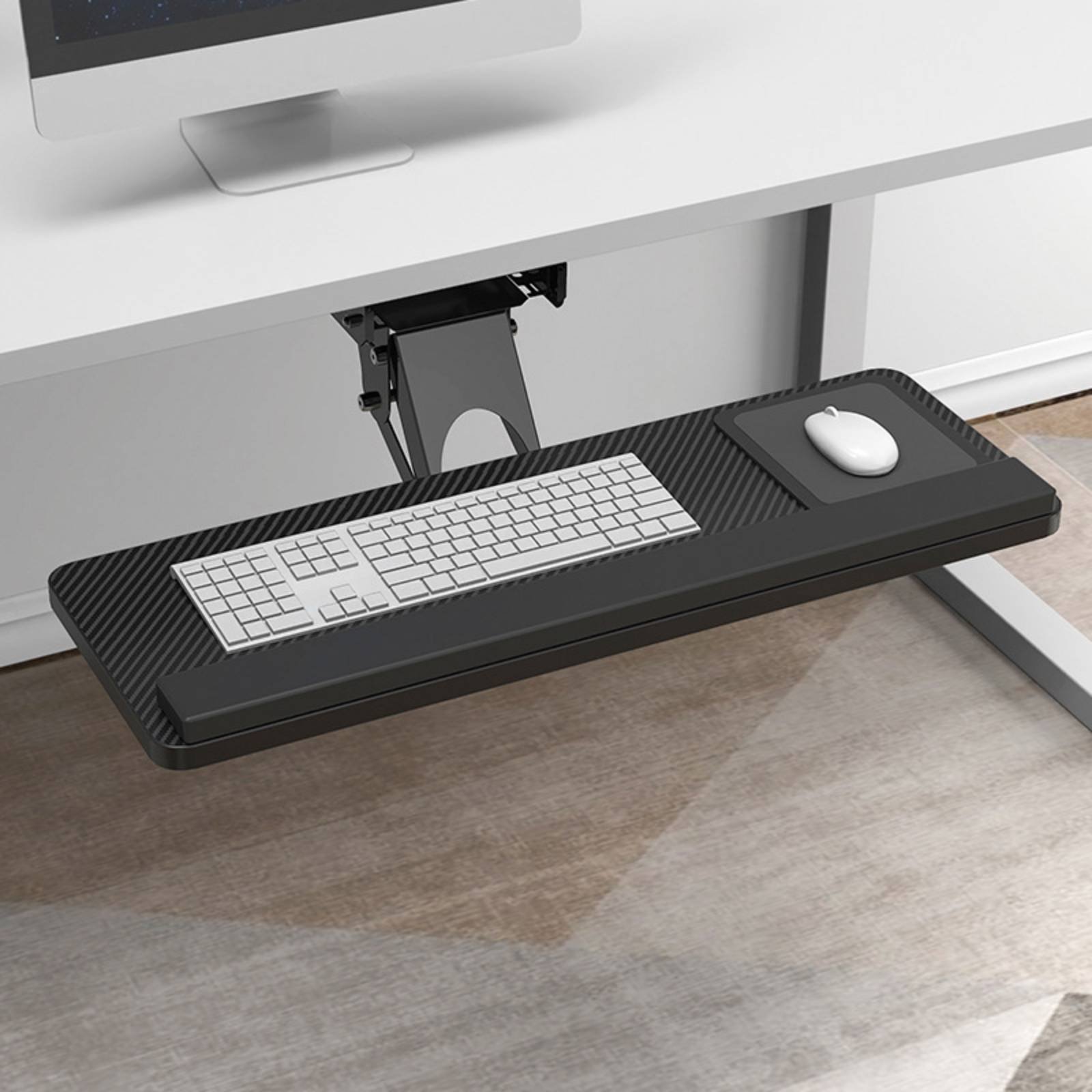 حامل لوحة مفاتيح قابل للتعديل  - مراجعة Keyboard Tray Under Desk وسعره